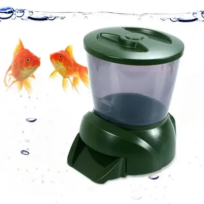 Large Capacity Fish Feeder, Aquarium Feeder, Timed and Quantitative Fish Tank, Pond Feeding Machine, 4.25L Automatic Feeder