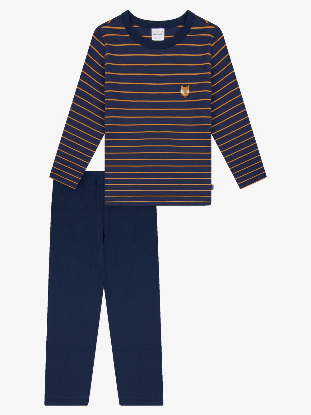 Schiesser Pyjama Jungen orange, 104 Image