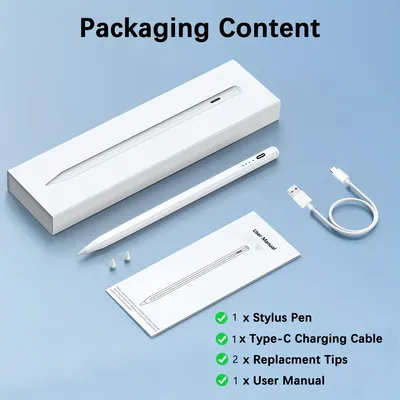 Capacitive Pen For Samsung pad Galaxy Tab A9 S9 FE+ A7 A8 S6 P610 X202 S7 Screen Touch Pen For Huawei Xiaomi Android Lenovo