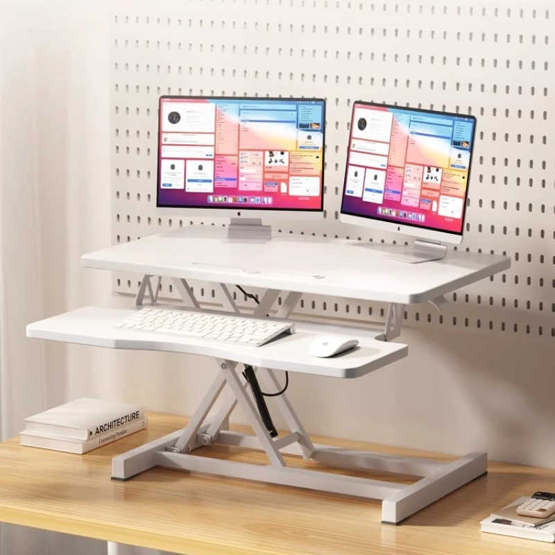 Verstellbarer Stehpult-Konverter, faltbarer Laptop-Riser, ergonomischer Computerständer für Heimbüro, höhenverstellbare Workstation Image