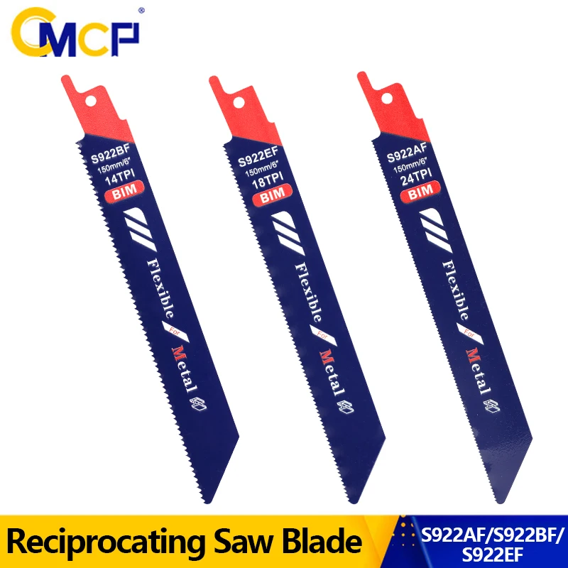 CMCP 150 mm 18 TPI Säbelsägeblätter Bimetall-Säbelsägeblätter S922AF S922BF S922EF Metallschneidewerkzeug Image