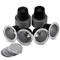 Top Vendita 50Set Riutilizzabile Capsule di Caffè Usa E Getta Tazza di Caffè Capsule di Imballaggio Cafe Forniture per Nespresso Nero