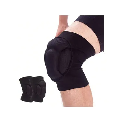 Volleyball Knee Pads for Men Women, Thick Sponge Collision Avoidance Warm, Anti-Slip Knee Sleeve, for Football, Yoga, Dance.