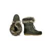 Moon Boot Damen Stiefel, Gr. 41, grün, Kunstleder