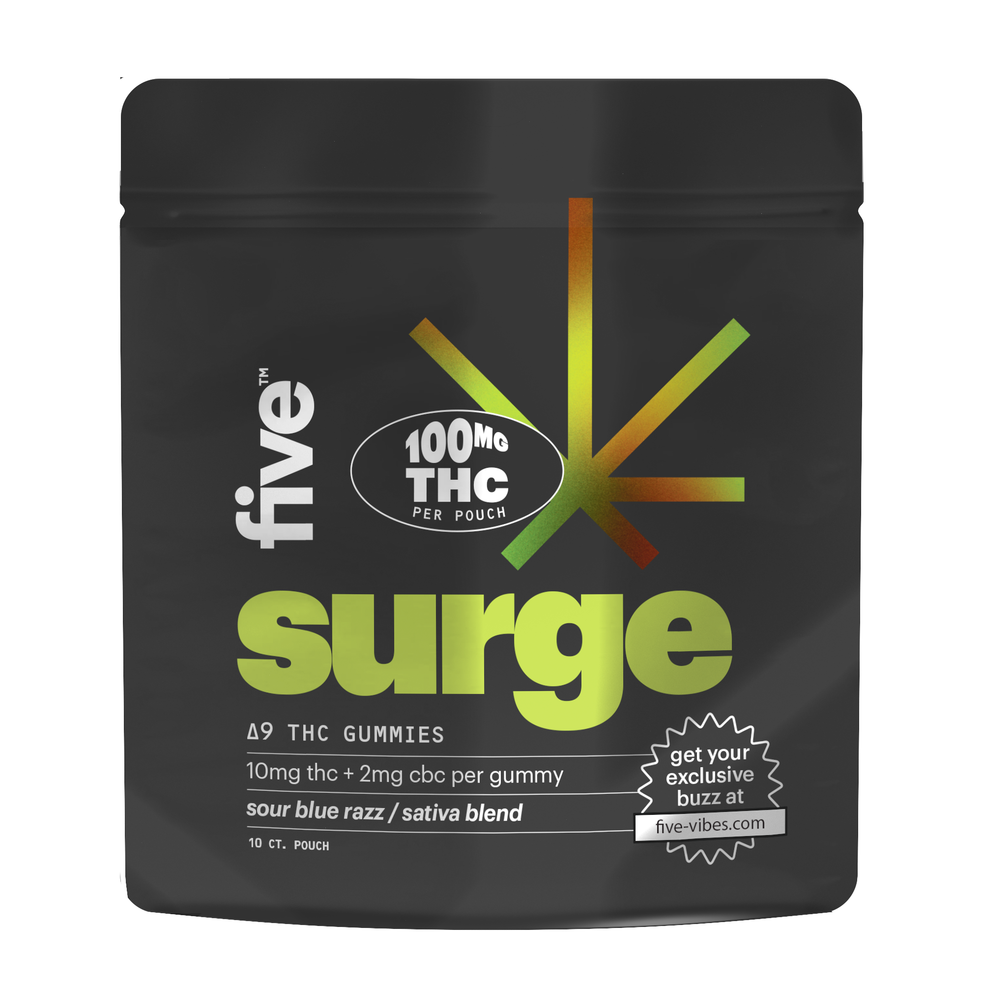 10ct sativa surge high dose gummies