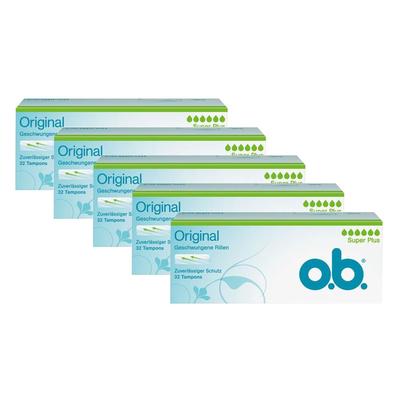 O.b. Tampons super plus 5er-Pack 5x32 St Tampon Image