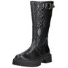 Stiefel STEVE MADDEN "STEVE MADDEN Stiefel Leder", Damen, Gr. 39, schwarz, Leder, casual, Schuhe