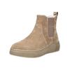 Stiefelette TAMARIS "Tamaris Stiefelette Veloursleder/Textil", Damen, Gr. 40, braun (camel), Veloursleder, Textil, casual, Schuhe