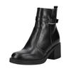 Stiefelette NERO GIARDINI "Nero Giardini Stiefelette Leder", Damen, Gr. 40, schwarz, Leder, casual, Schuhe