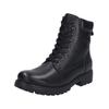 Schnürstiefelette JOSEF SEIBEL "Josef Seibel Stiefelette Leder", Damen, Gr. 39, schwarz, Leder, casual, Schuhe