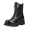 Stiefelette NERO GIARDINI "Nero Giardini Stiefelette Leder/Textil", Damen, Gr. 37, schwarz, Leder, Textil, casual, Schuhe
