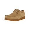 Schnürschuh CLARKS "Wallabee", Herren, Gr. 42, beige, casual, Schuhe, mit charakteristischer Kieselkrepp-Sohle