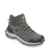 Wanderschuh MEINDL "Meindl Dallas Mid GORE-TEX grau/gelb", Gr. 42,5, schwarz, Veloursleder, Mesh, unifarben, Schuhe, GORE-TEX – Winddicht, wasserdicht und atmungsaktiv