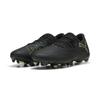 Fußballschuh PUMA "FUTURE 8 MATCH FG/AG Low Fußballschuhe Erwachsene", Gr. 44.5, schwarz fizzy light grün terrain gelb, Obermaterial: Synthetik, Textil; Futter: Synthetik, Textil; Innensohle: Textil; Laufsohle: Synthetik, Schuhe