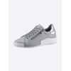Sneaker ANDREA CONTI, Damen, Gr. 40, blau (blaugrau), Leder, Rindsleder, Glattleder, sportlich, Schuhe