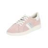 Sneaker GEOX "Geox Sneaker Veloursleder/Synthetik", Damen, Gr. 36, rosa (rosa, weiß), Veloursleder, Synthetik, casual, Schuhe
