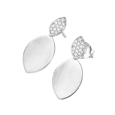 Paar Ohrstecker LADY, silber (silber 925), Ohrringe, Damen, Zirkonia ct Image