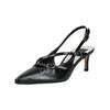 Slingpumps DOLCE VITA "Dolce Vita Pumps Lederimitat", Damen, Gr. 38, schwarz, Lederimitat, casual, Schuhe