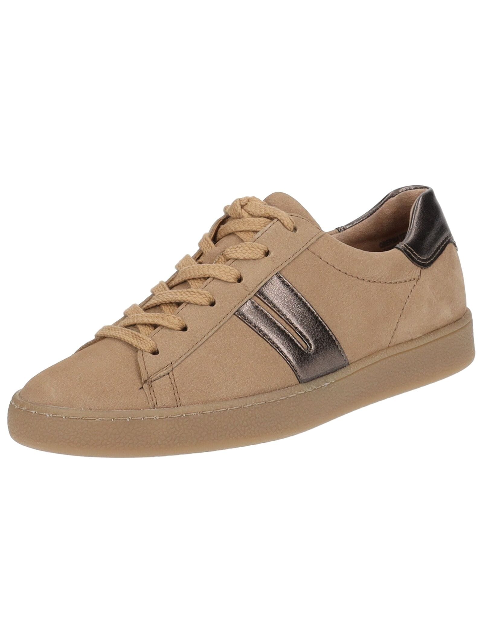 Sneaker PAUL GREEN "Paul Green Sneaker Leder", Damen, Gr. 40, nut, Leder, Schuhe Sneaker