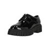 Slipper CLARKS "Page Walk", Damen, Gr. 36, schwarz, Leder, klassisch, Schuhe, mit Oversized-Sohle für modernen Twist
