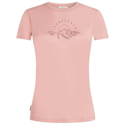 Icebreaker - Women's Merino 150 Tech Lite S/S Sunrise Summit - Merinoshirt Gr S rosa Image