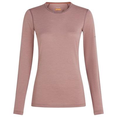Icebreaker - Women's 200 Oasis L/S Crewe - Merinounterwäsche Gr XS rosa/braun Image