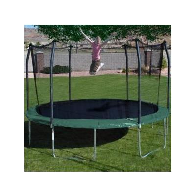 Skywalker 15 foot Round Trampoline and Enclosure Combo - Green