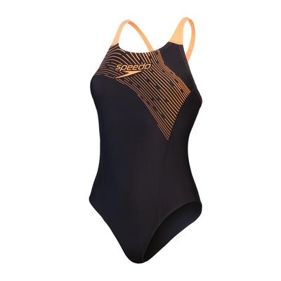 Speedo - "Medley Medalist" Badeanzug für Damen (Schwarz) Image