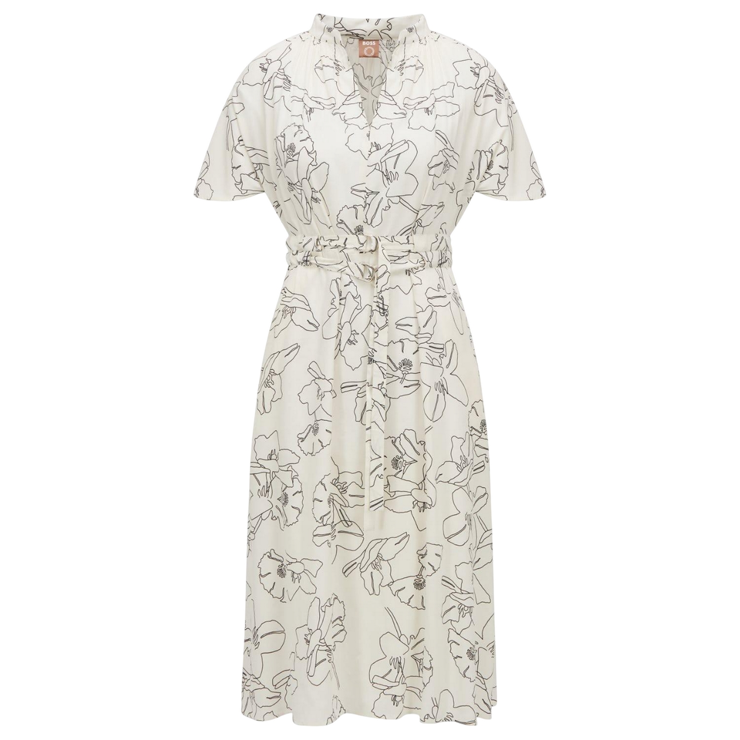 Boss - "Dalluah" Kleid für Damen (Schwarz/Weiß) Image