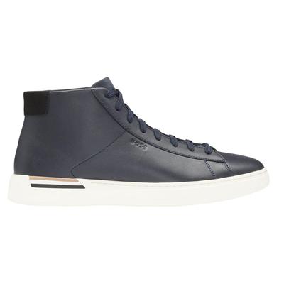 Boss - Herren Sneaker "Clint", Leder, Hoch geschnitten (Dunkelblau) Image