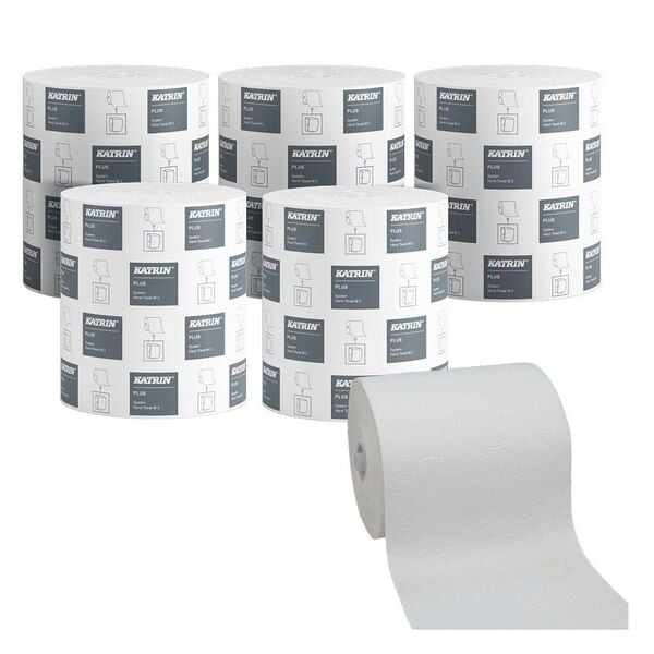 Katrin Papierhandtücher »System M2« 2-lagig weiß weiß, 20.9 cm