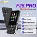 SERVO F25 PRO Smartphone Android 4G LTE Touch Screen da 3,5" 2 GB + 16 GB Riproduzione in negozio GPS Radio FM Pulsante Smart Phone Dual SIM Standby