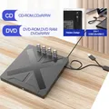 Unità DVD esterna Masterizzatore CD Lettore DVD CD ROM portatile Scrittore USB 3.0 Tipo C per PC portatile Windows 10/8/7 MacBook Linux OS