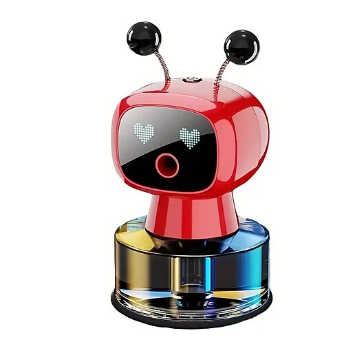 Roboter-intelligenter Auto-Lufterfrischer, USB-Ladedesign, vier Duftintensitätseinstellungen, ideales Autozubehör und perfektes Geschenk Image