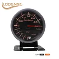 Misuratore per auto da 2,5 pollici 60 mm Calibro per auto Turbo Boost Gauge 3 BAR Bianco e ambra Doppio display a LED con avviso di picco
