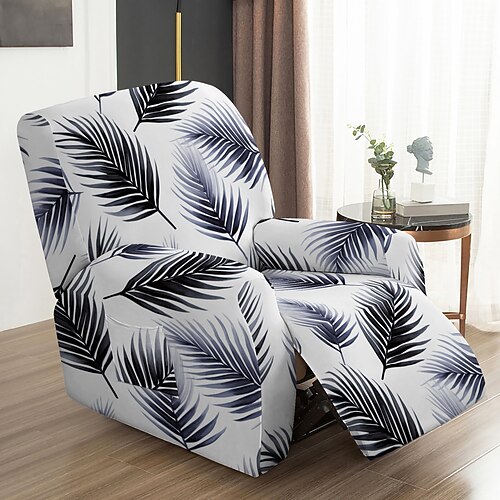 Chaiselongue-Bezug, geometrisch bedruckter Polyester-Schonbezug, Stretch-Möbelschutz für Wohnzimmer und Schlafzimmer Image