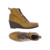 Ecco Damen Stiefelette, Gr. 39, gelb, Leder