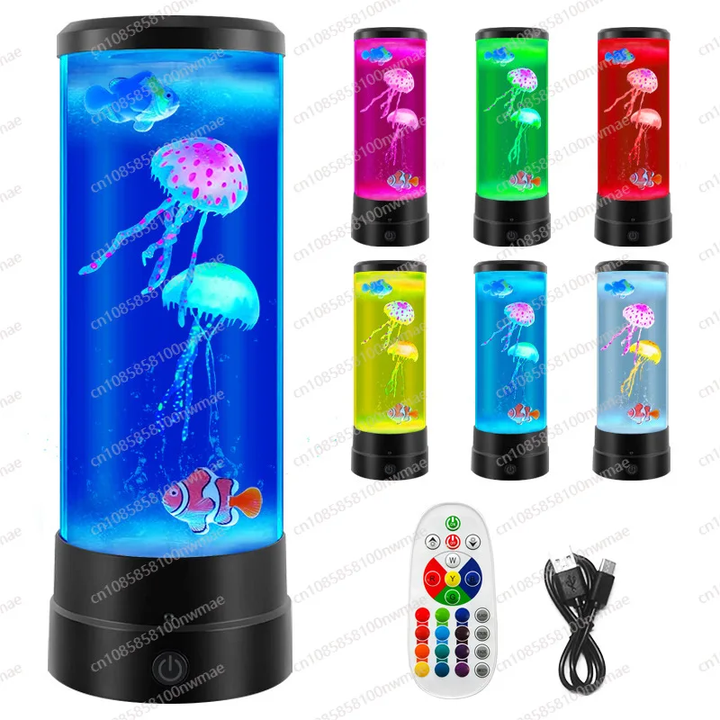 Fabrik wählt direkt Heimwerker Quallen Atmosphäre Geschenk Lava Lampe USB Dekoration