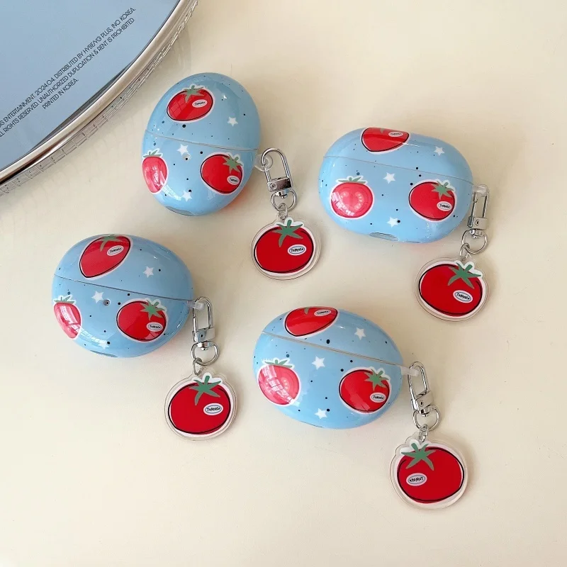 Niedlicher Tomatenstern ist geeignet für Huawei Freebuds Pro4 Freeclip Kopfhörerhülle Schutzhülle Freebuds 6 6i 5i Soft Shell Image