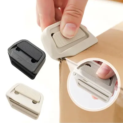 Portable Magnetic Box Cutter Retractable Ceramic Blade Utility Knife for Home Safe Shipping Package Opener with Wall Mount