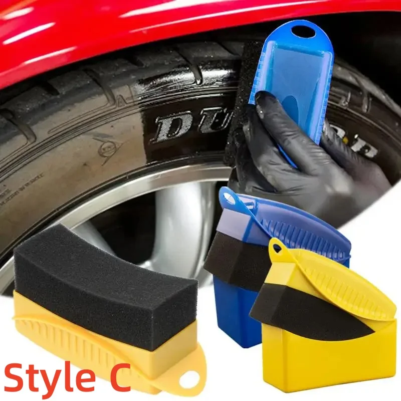 Auto Waschen Schwamm Detaillierung Auto Reinigung Schwamm Auto Pflege Wartung Wachs Schaum Polieren Pad Auto Detaillierung Zubehör Image