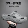 Sommer-Herren-EVA-Sandalen, dicke und weiche Sohlen für Outdoor-Bekleidung, lässige Sport-Strandschuhe, atmungsaktive Herrenschuhe, Größe 48 49