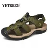 Neue Männer Schuhe Aus Echtem Leder Männer Sandalen Sommer Männer Kausalen Schuhe Strand Sandalen Mann Mode Im Freien Beiläufigen Turnschuhe Größe 38-48