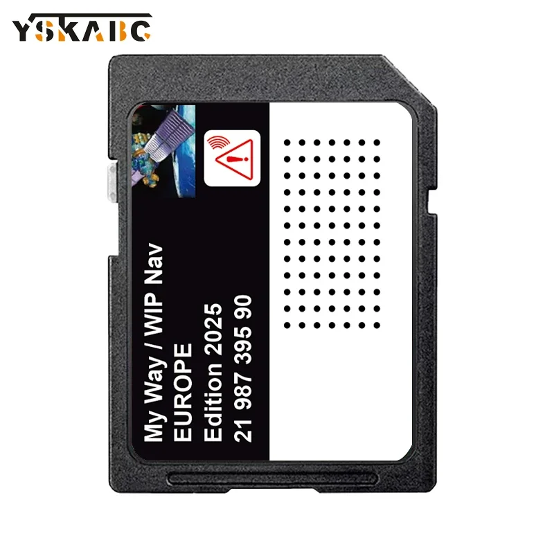 Für Peugeot WIP Nav 207 308 3008 407 508 5008 807 Partner Auto Navigation 2025 Version 2198739590 GPS Update Europa Karten SD-Karte Image