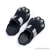 Metall Katze Pfote Mary Jane Schuhe Frauen Nette Big Toe Dicke Sohle Slip On/Haken & Schleife Hohl Pumpen frühling Neue Punk Stil Casual Schuhe