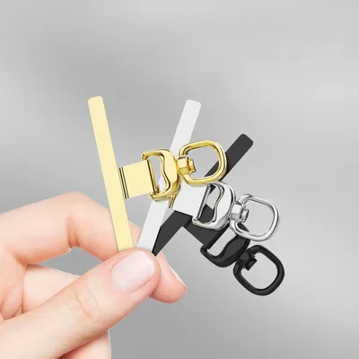 1PC DYM Sturdy Metal Cellphone Tether Tab 360 Degree Rotation Phone Hanging Strap Gasket Replacement Phone Lanyard Patch Clip