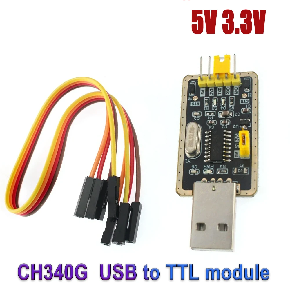 1 Set CH340G USB-zu-TTL-Modul, Upgrade USB auf serielle Schnittstelle in neun Bürstenplatte für Arduino Diy Kit ﻿ 5В z.ZV Image