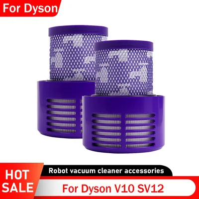 Vacuum Attachment For Dyson V10 SV12 Filter Hepa Accessories Robot Vacuum Cleaner Washable Filter Replacement Cleaning Parts