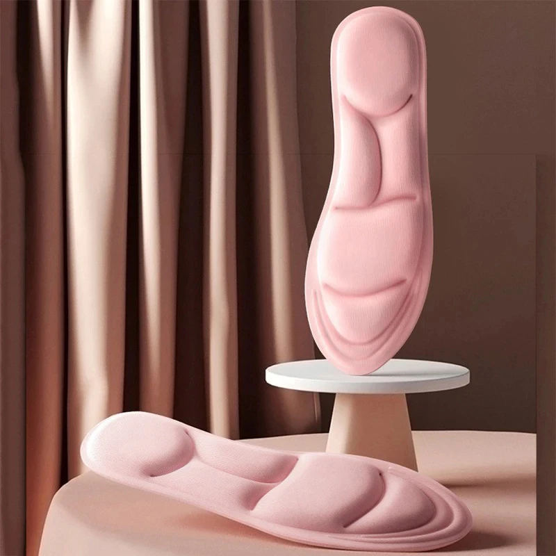 5D Sport Einlegesohlen für Schuhe Frauen Männer Memory Foam Deodorant Atmungsaktive Kissen Laufende Einlegesohlen für Fußpflege Orthopädische Einlegesohle Image