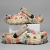 Sommer Herren Clogs Gummi Sandalen Mann Hausgarten Schuhe Strand Hausschuhe Männer Große Größe 47, 48, bequem, weicher Boden, leicht